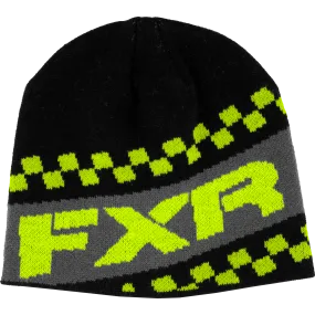 FXR Team Youth Beanie Black/Hi-Vis