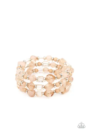 Girly Girl Glimmer Brown-Bracelet