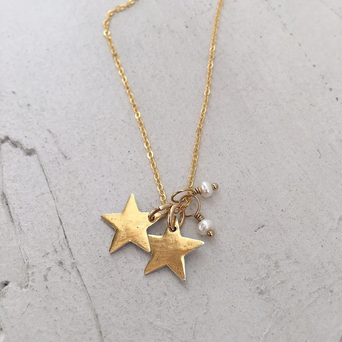 Gold Star Charm