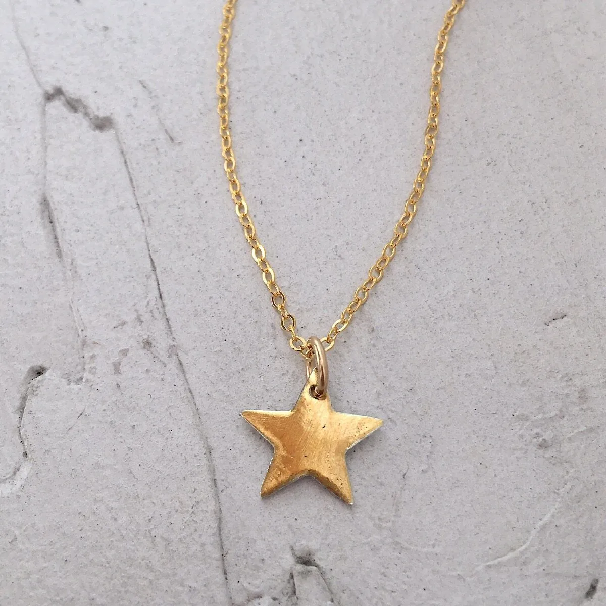 Gold Star Charm