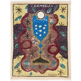 Haitian Drapo Vodou Flag, Dambala