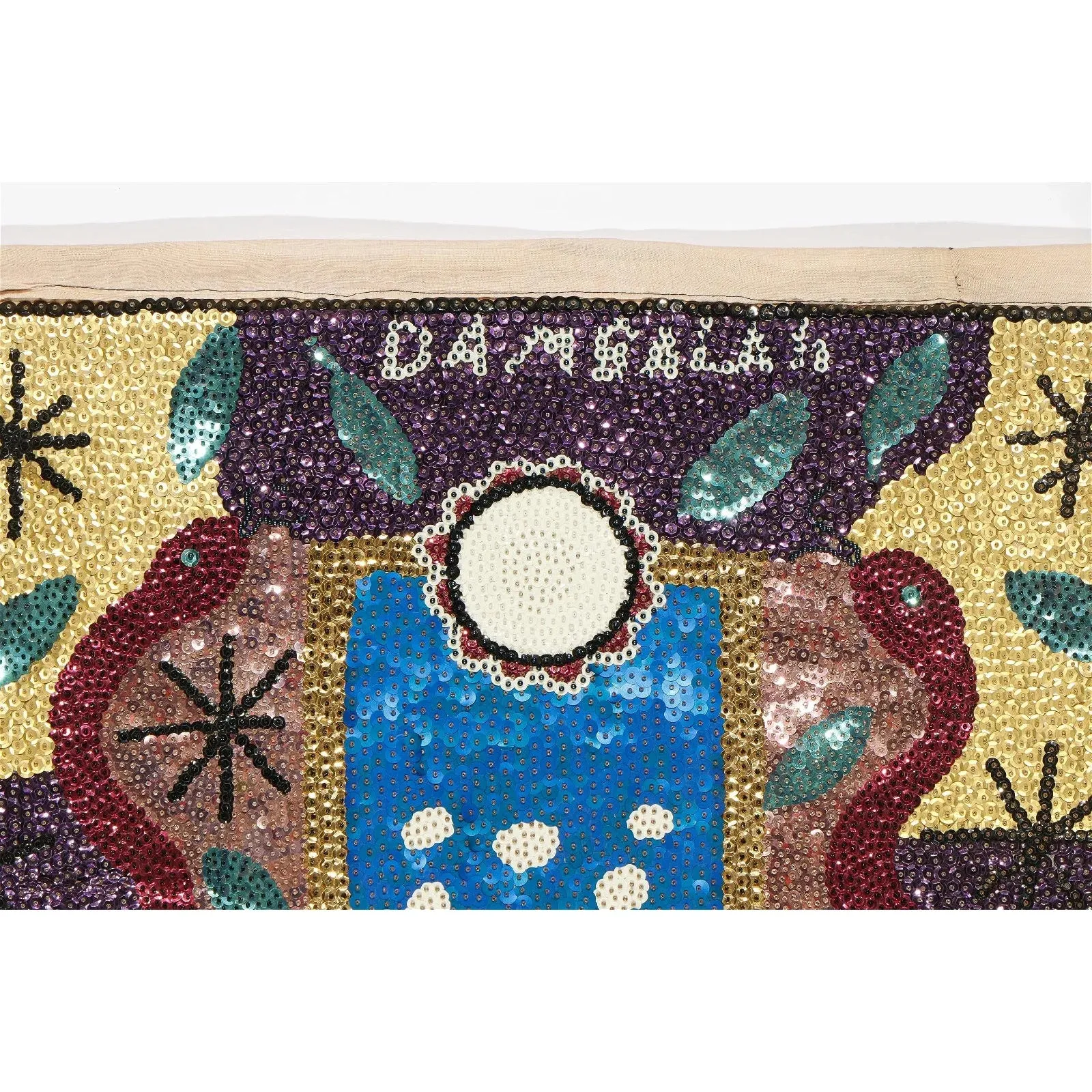 Haitian Drapo Vodou Flag, Dambala