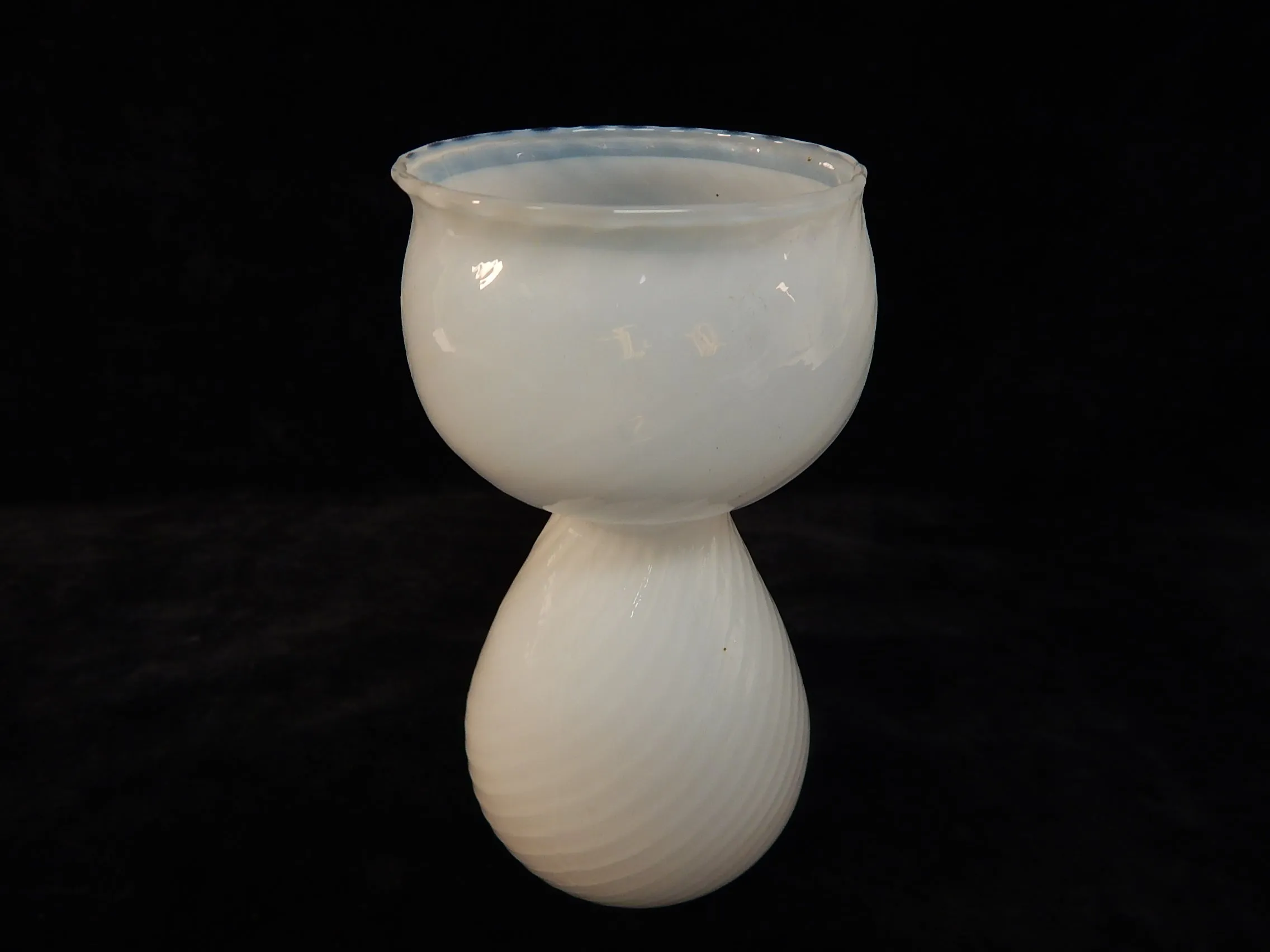 Holmegaard Opalescent Swirl Vase