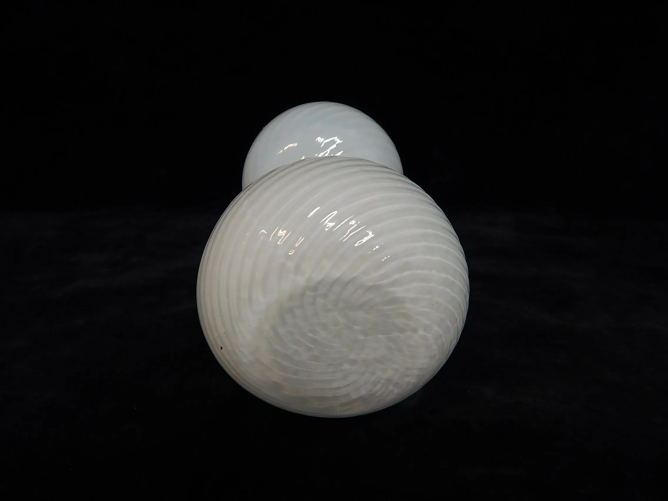 Holmegaard Opalescent Swirl Vase