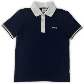 Hugo Boss Boys Short Sleeve Polo _Navy J25O29-849