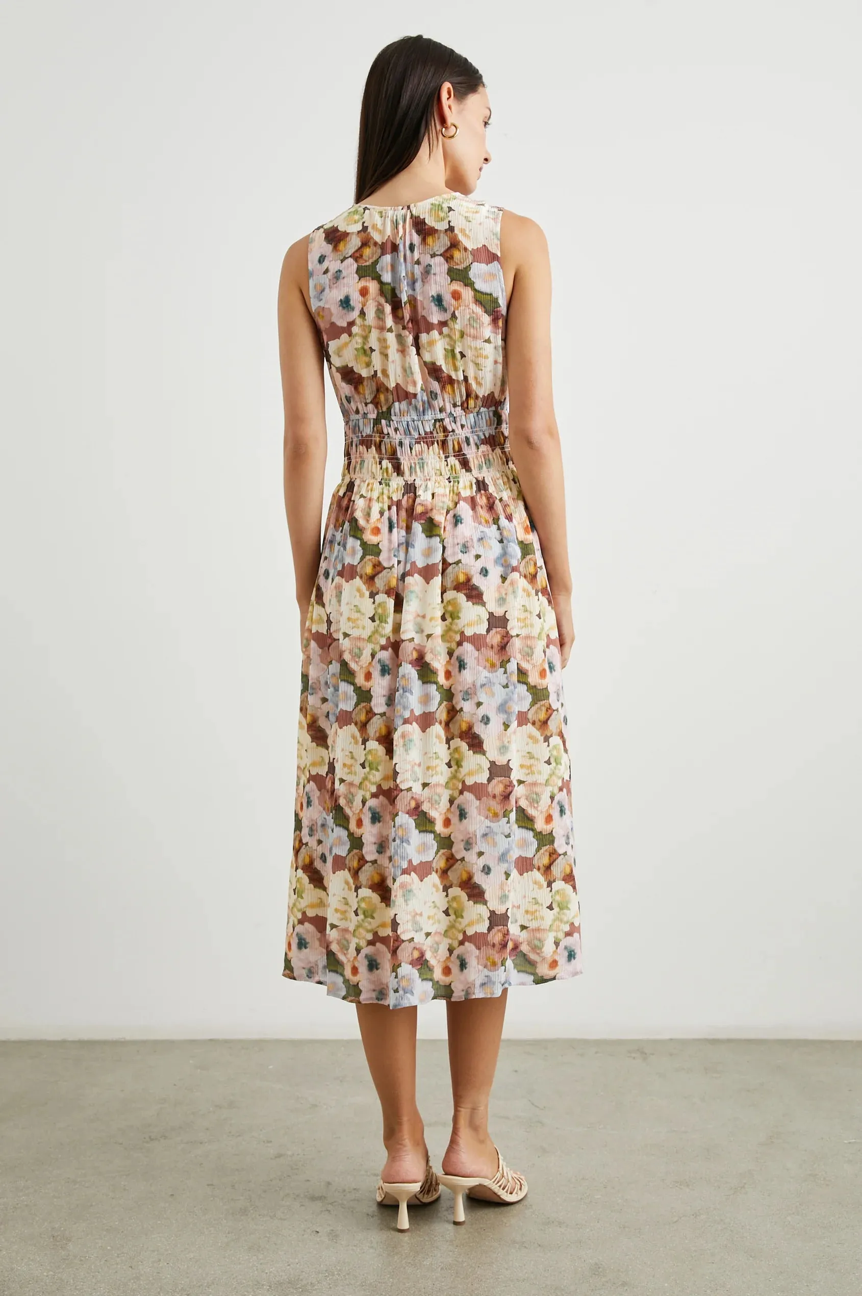 IZZY DRESS (PAINTED FLORAL) - RAILS