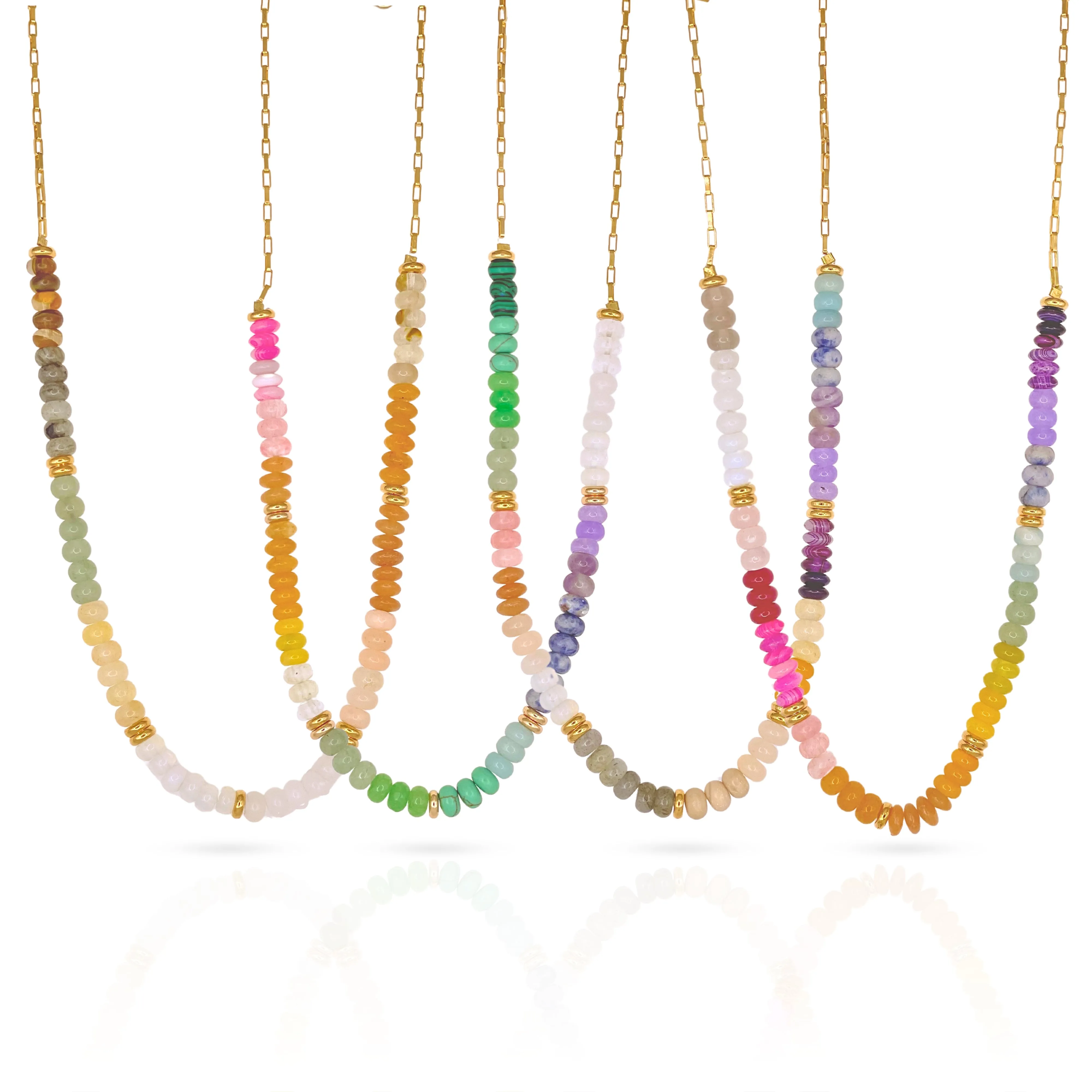 Jelly Gemstone Necklace