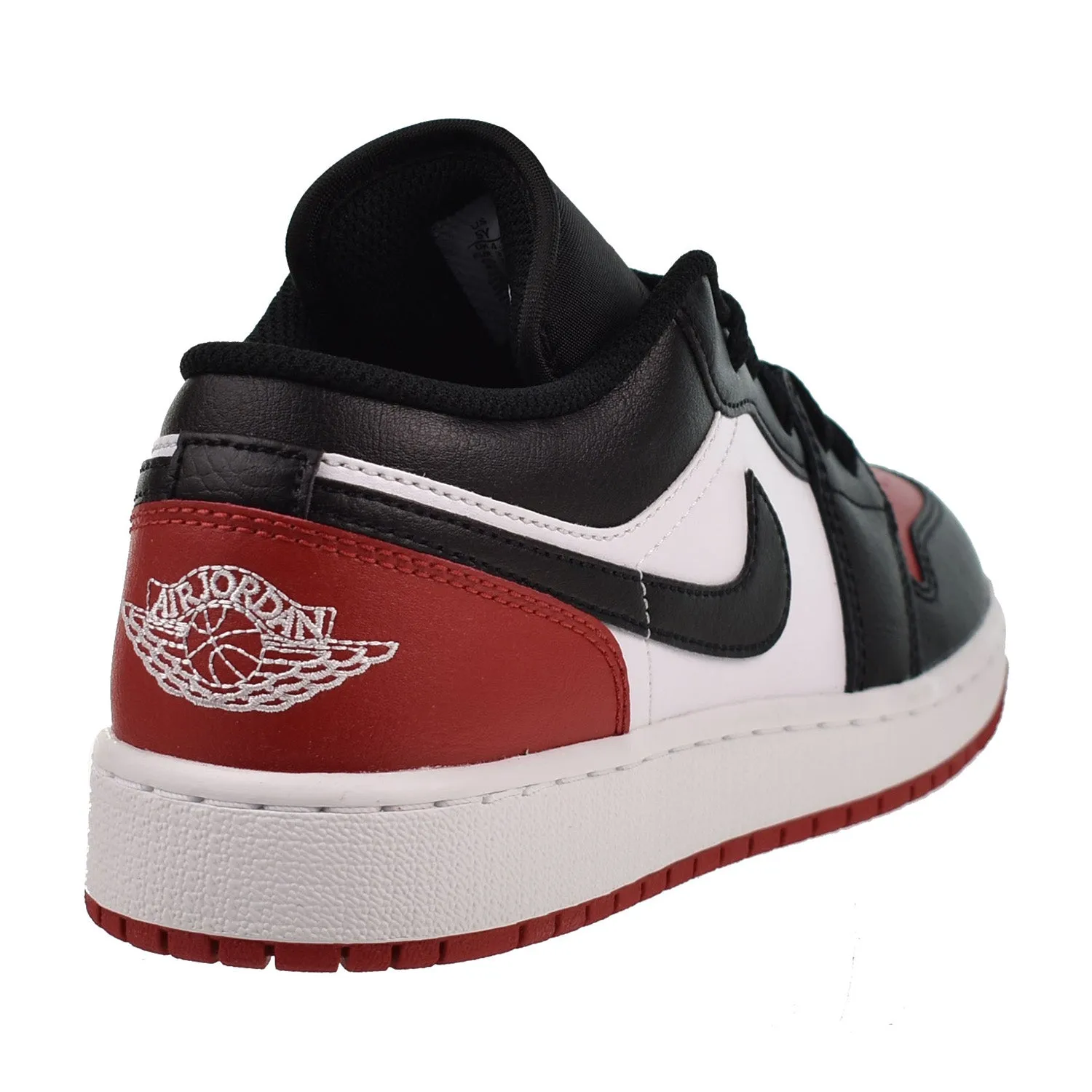 Jordan 1 Low (GS) Big Kid's Shoes White-Black-Varsity Red