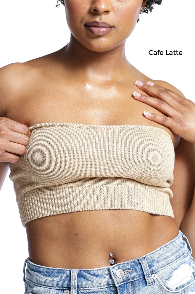 Knit Bandeau Top