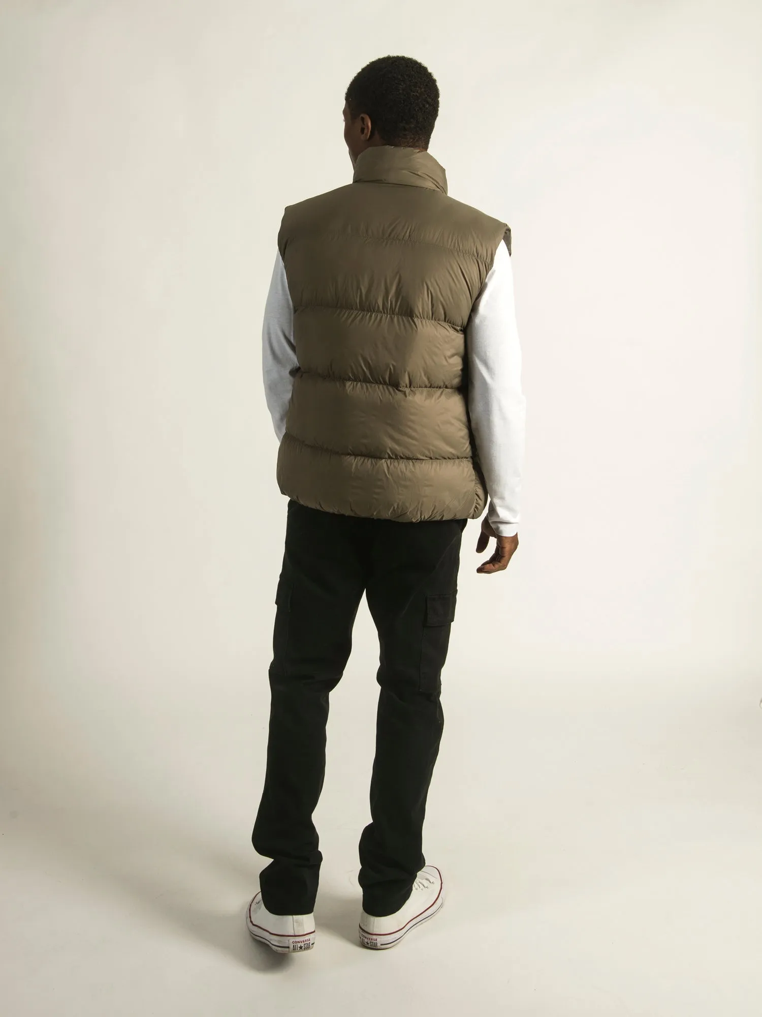 KOLBY BLACK PUFFER VEST - CLEARANCE