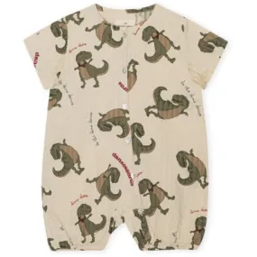 (KS4437) Ace Romper Gots - Dansosaurus