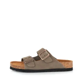 Ladies Hibiscus Khaki Nubuck Sandal