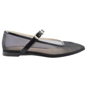 Le Monde Beryl Black Mesh Ballet Flat - 40