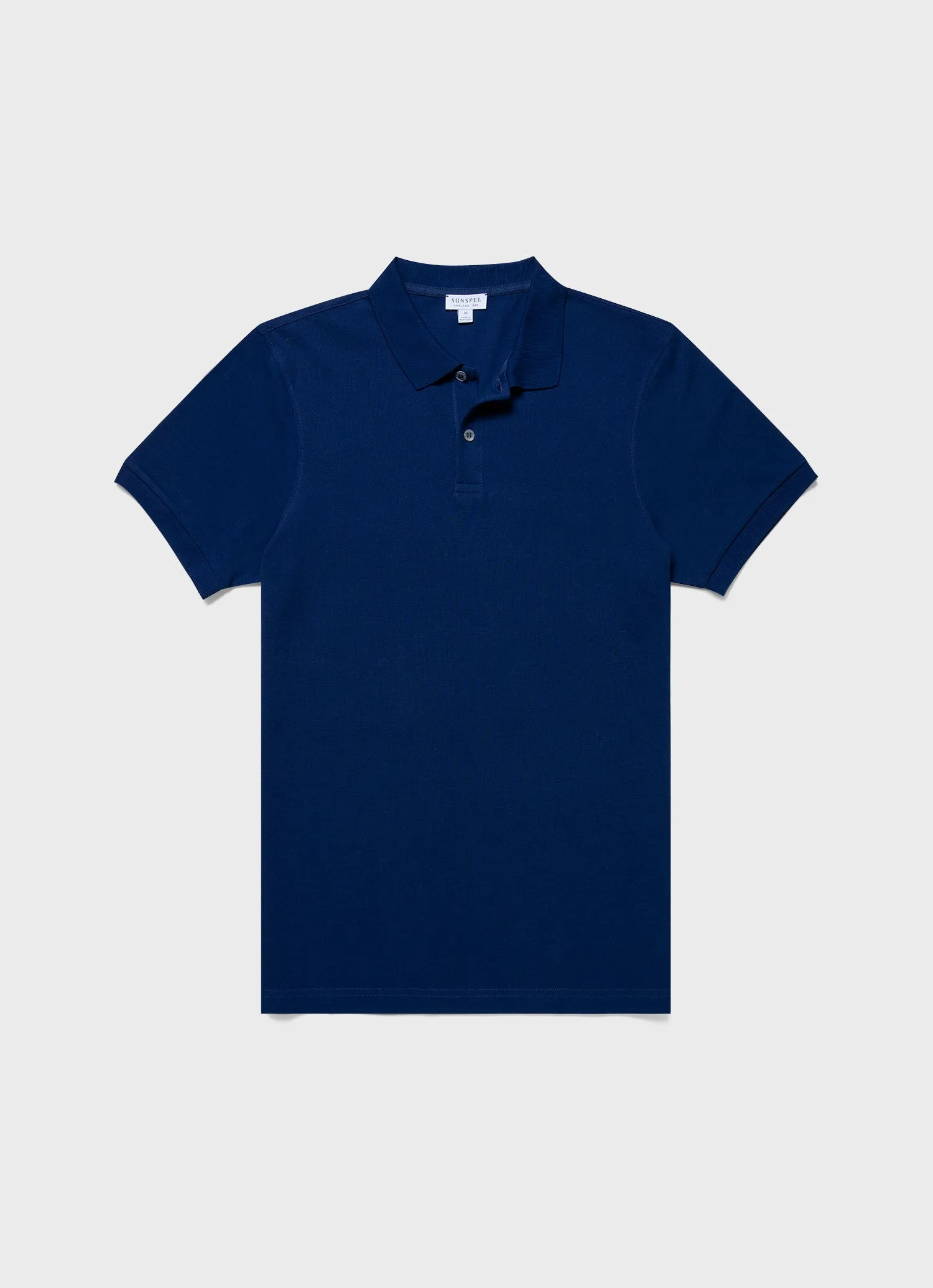 Men's Piqué Polo Shirt in Space Blue