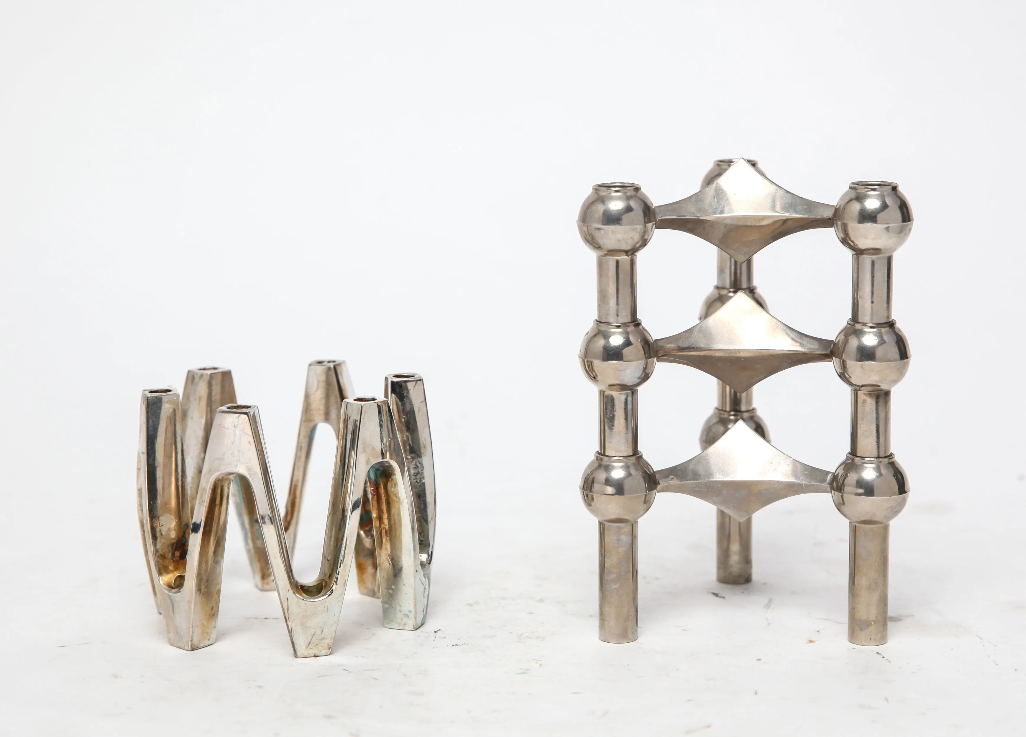 Mid-Century Modernist Candle Holders