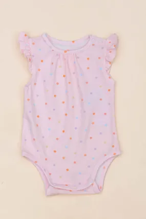 Millie Onesie - Pink Polka Dots