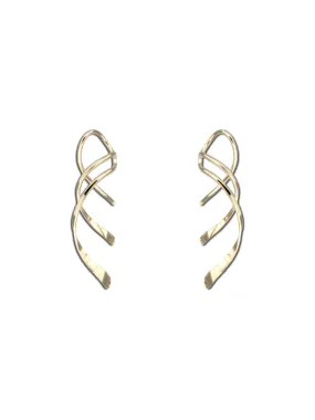 Mini Double Twist Earrings