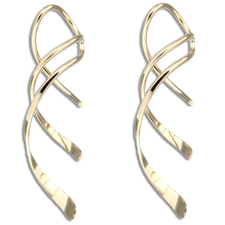 Mini Double Twist Earrings