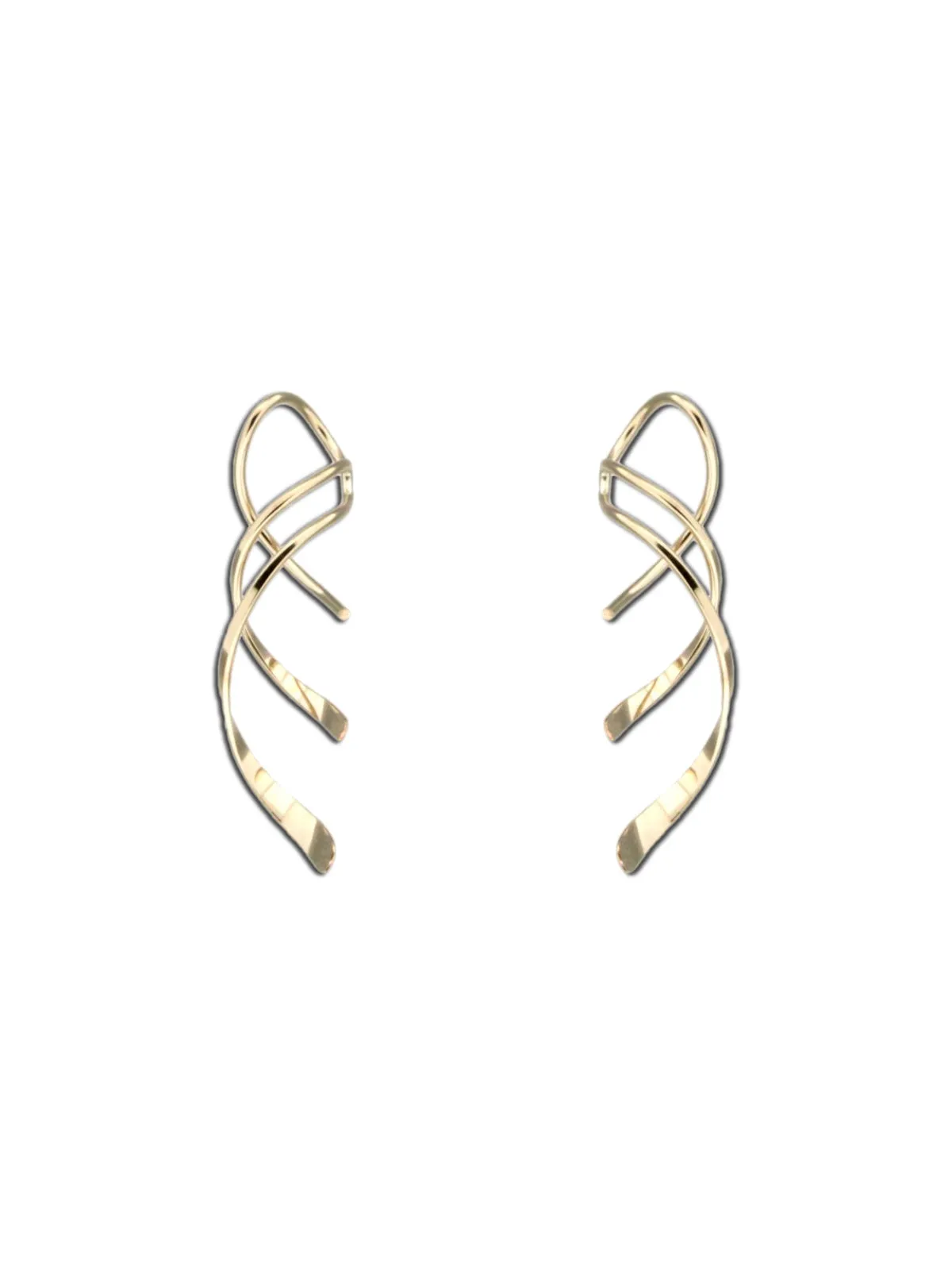 Mini Double Twist Earrings