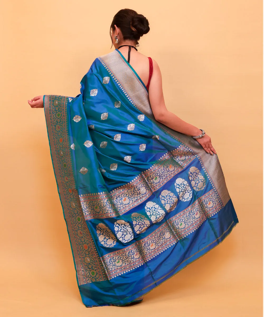 Morkanthi handwoven banarasi silk saree