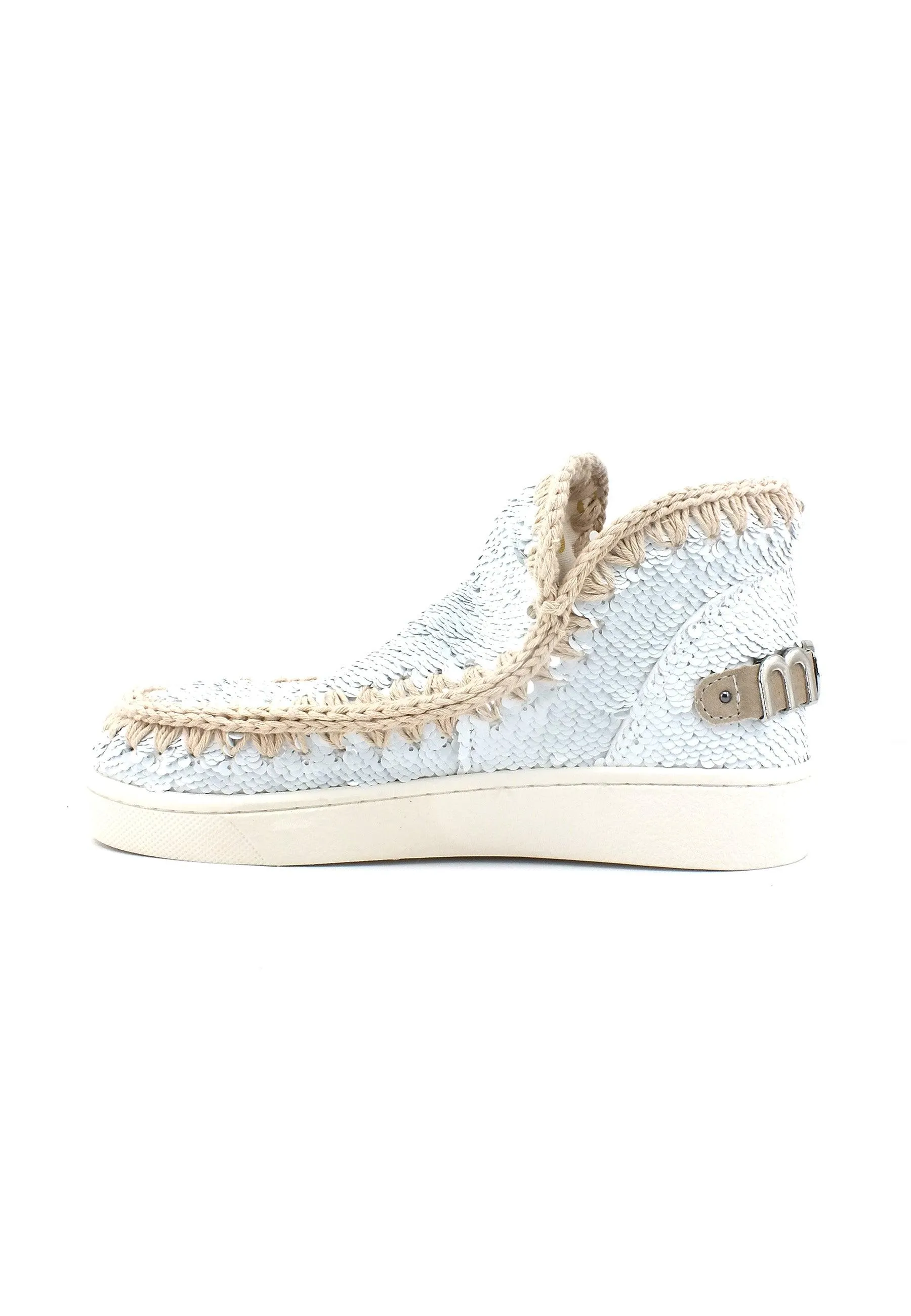 MOU Summer Eskimo Stivaletto Donna White Silver MU.SW211001G