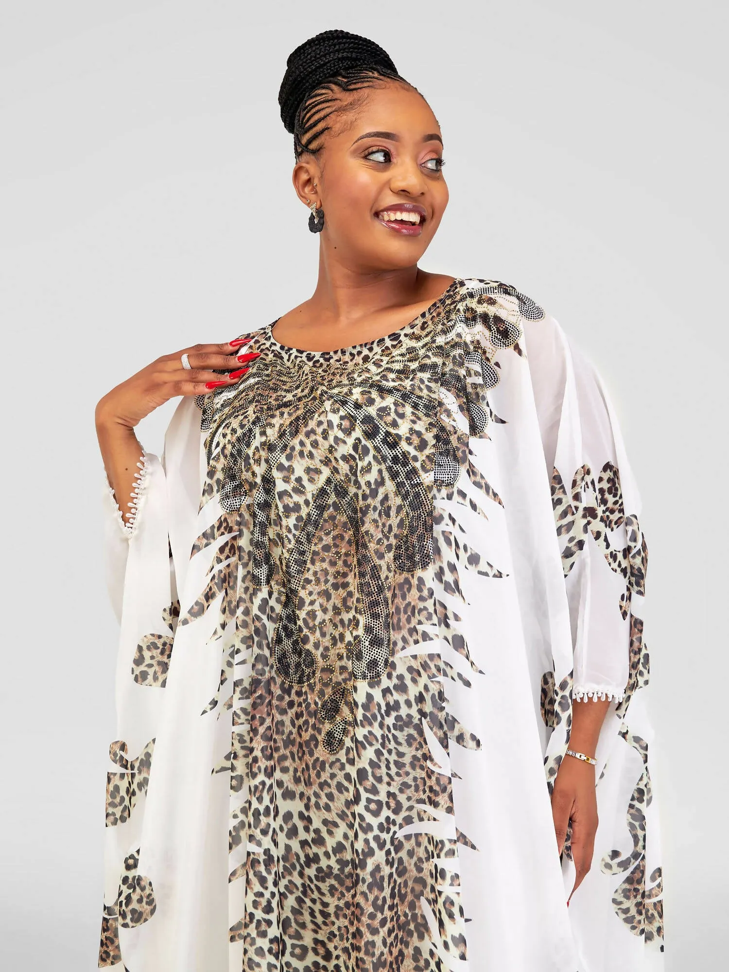 Nika Bonica Jabiru Kaftan - White