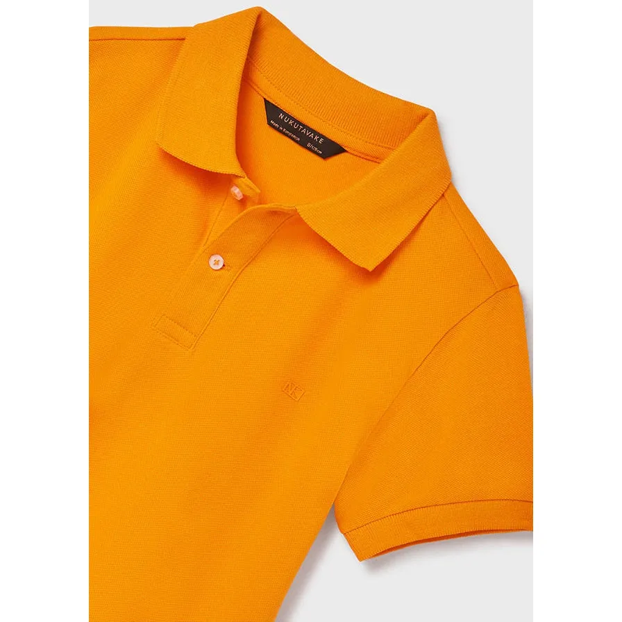 Nukutavake Basic Short Sleeve Orange Polo_890