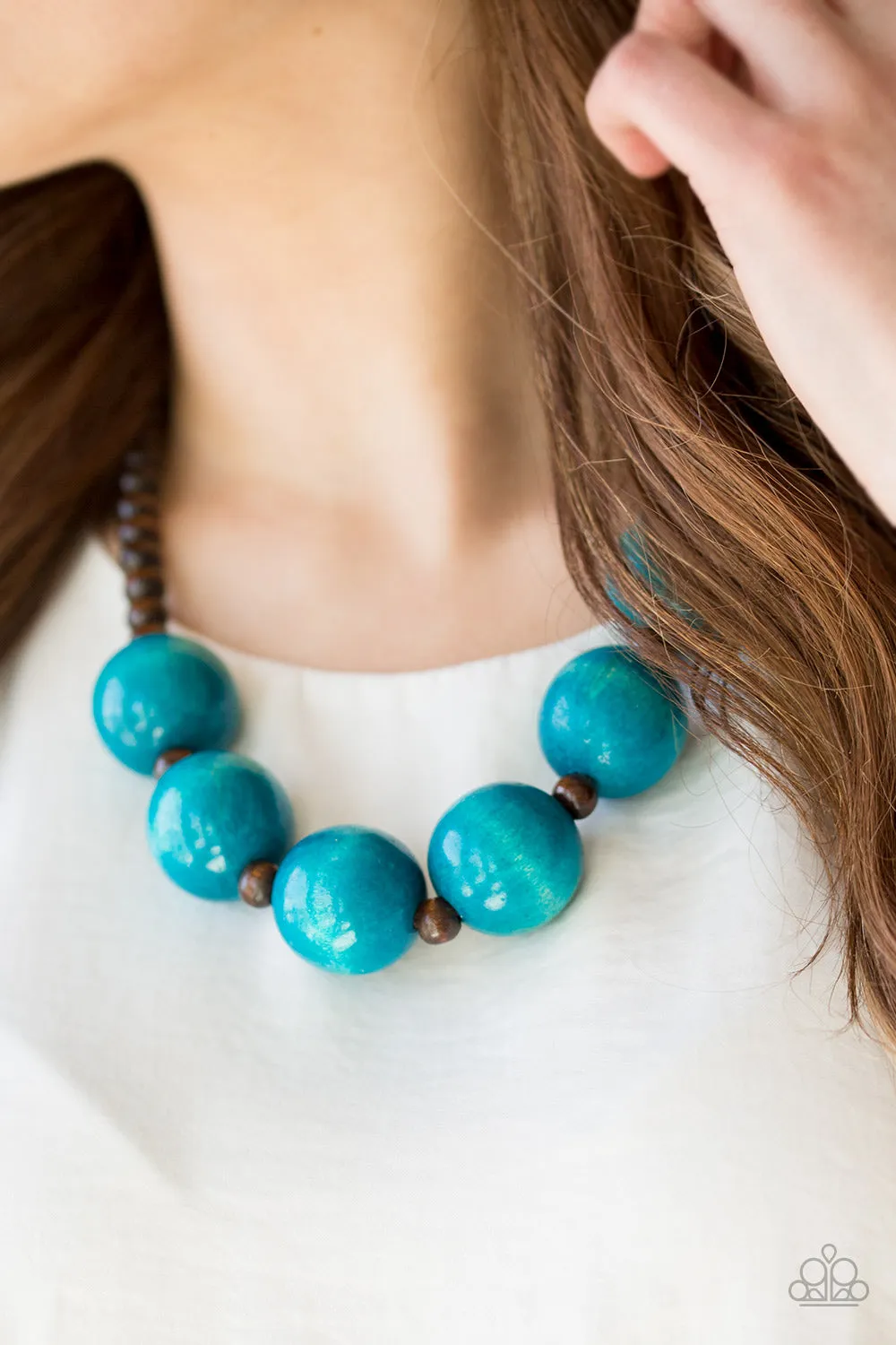 Oh My Miami - Blue Paparazzi Necklace