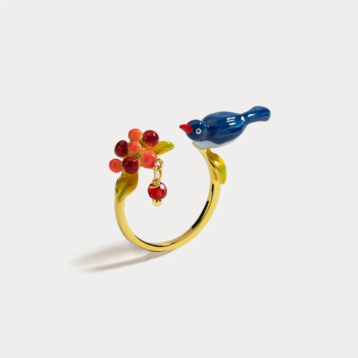 Pair of Lovebirds Ring