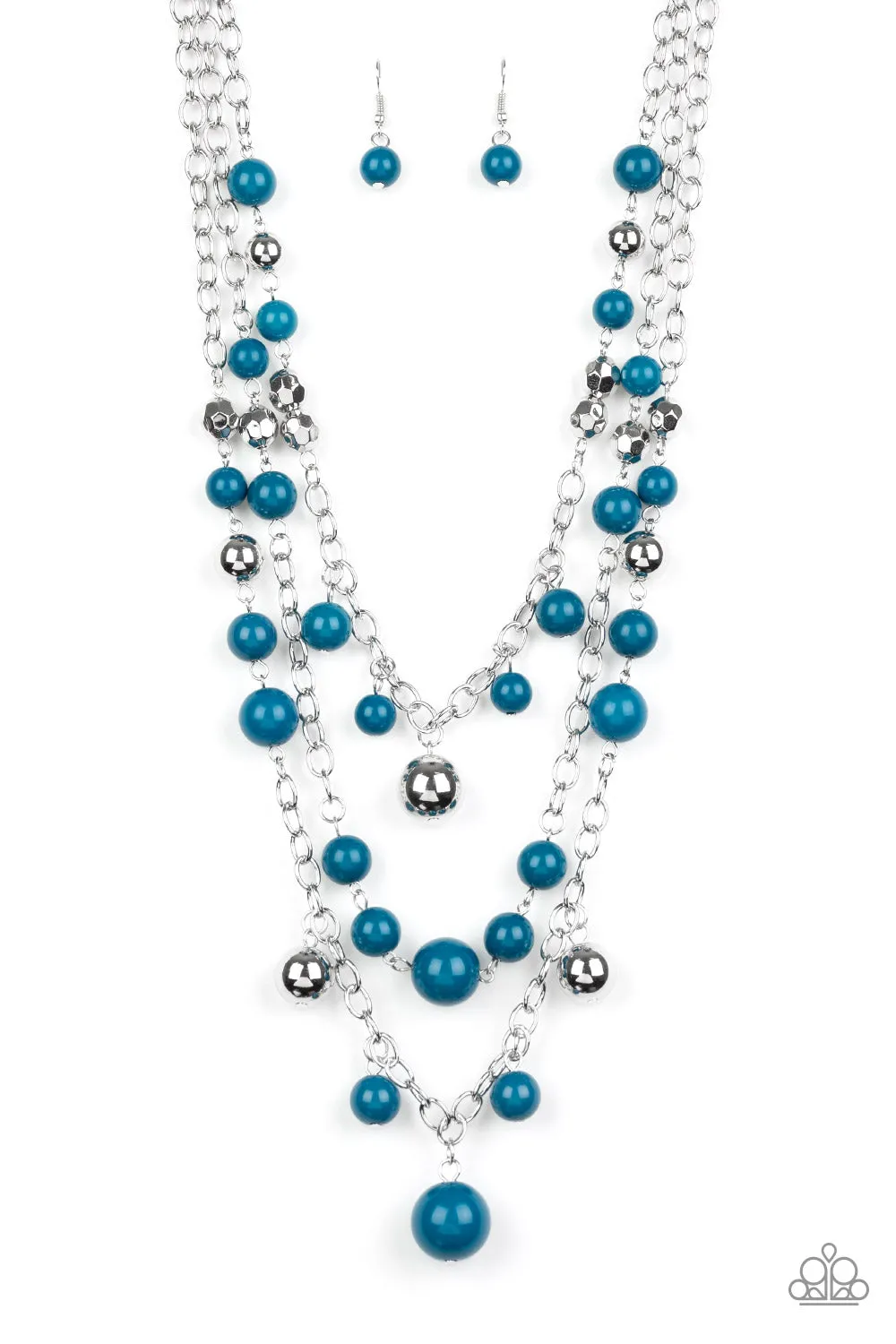 Paparazzi Necklace ~ The Partygoer - Blue