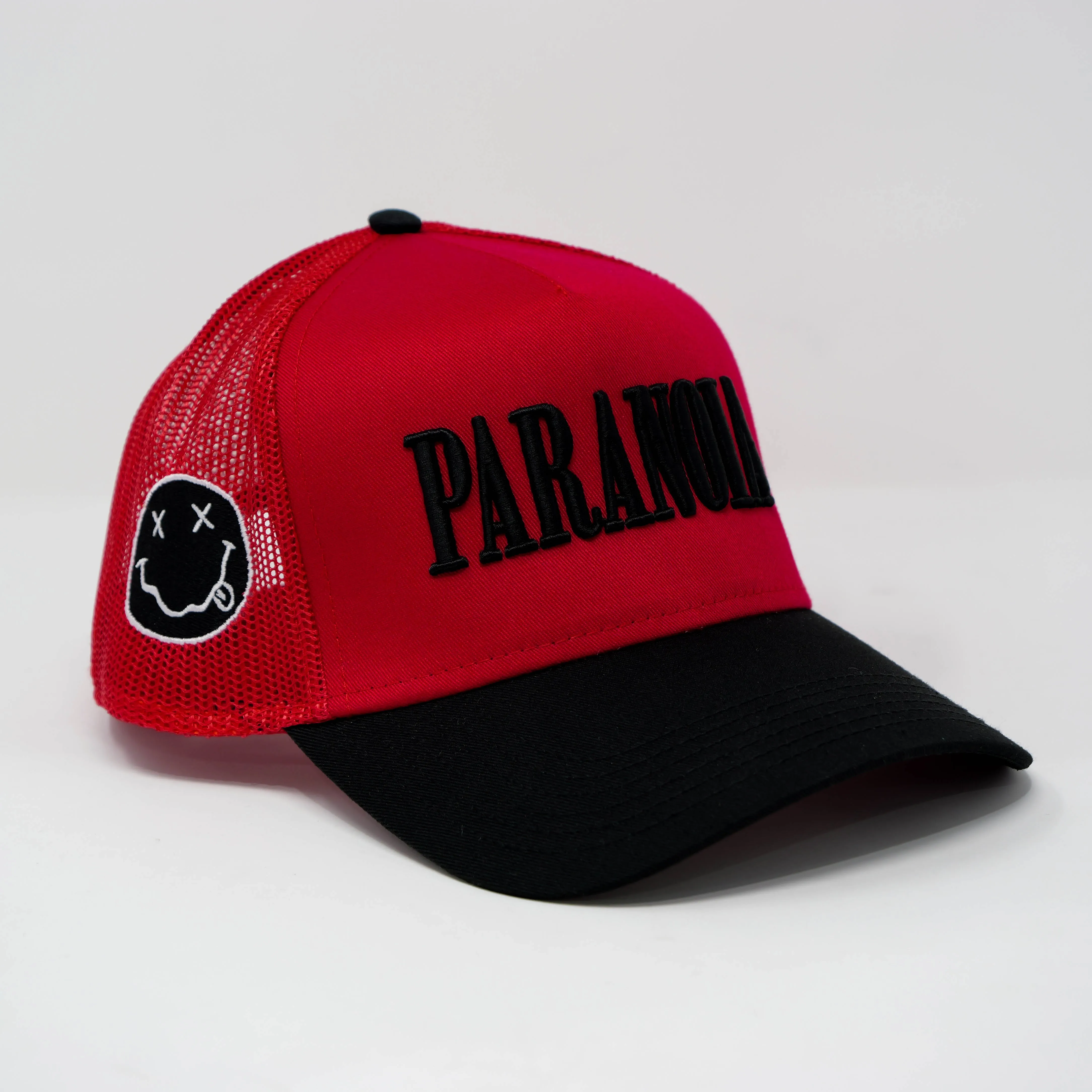 PARANOIA TRUCKER HAT RED/BLACK