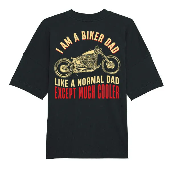 Premium Organic Oversize Blast Rückendruck/ Biker Dad