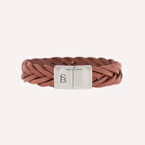 Preston Leather Bracelet Cognec