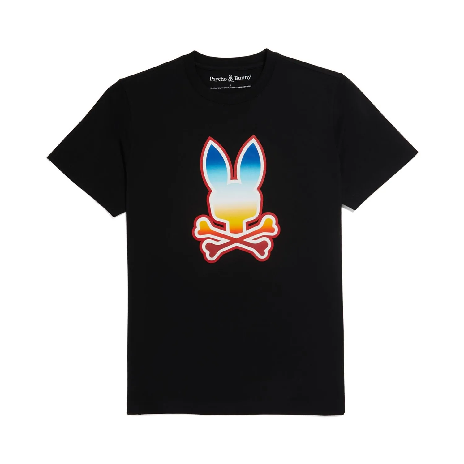 Psycho Bunny Men's Guy Graphic Tee - Black