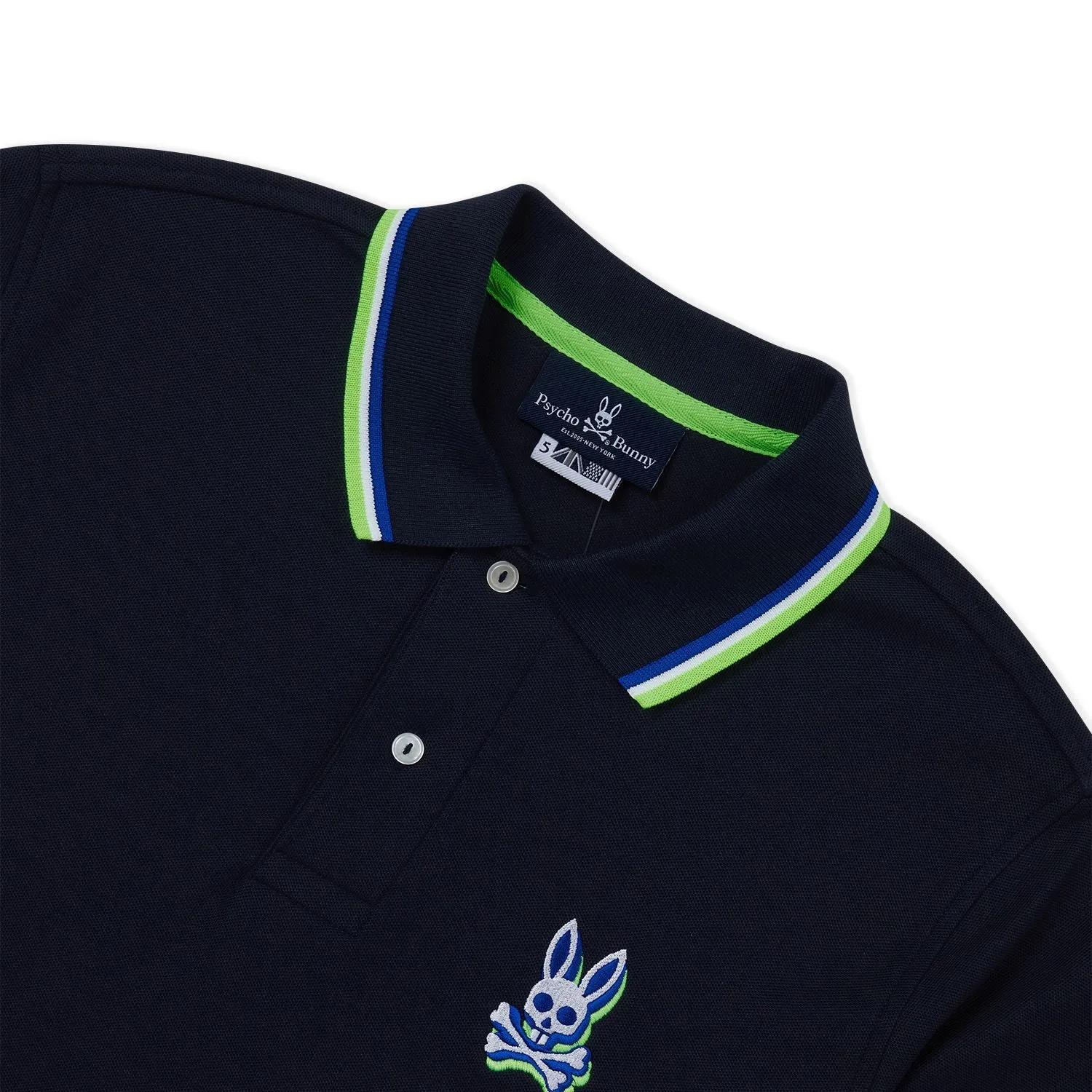 Psycho Bunny Mens Lamport Polo - Navy