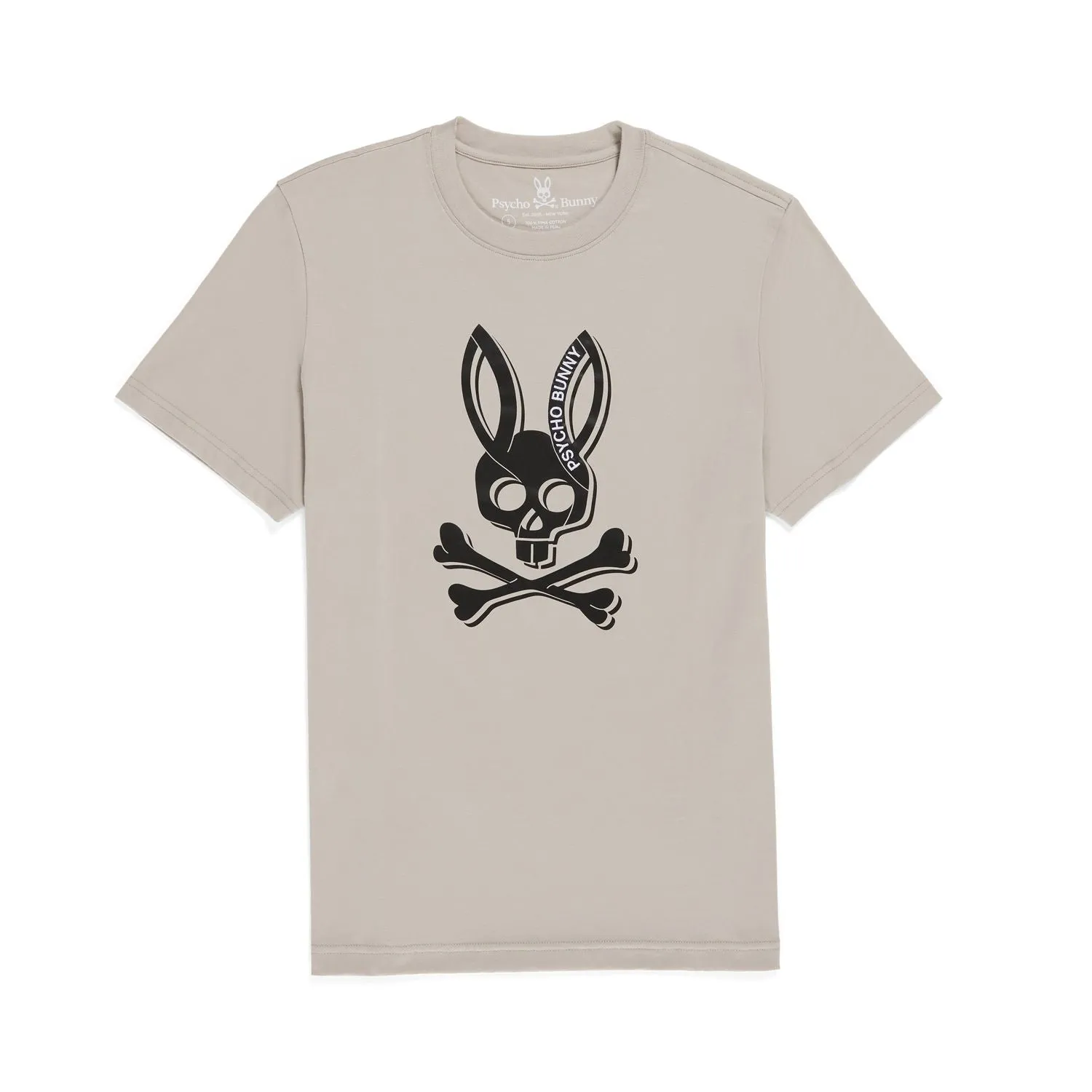 Psycho Bunny Mens Serge Graphic Tee - Sandstone