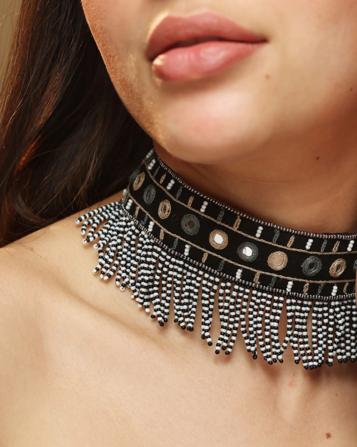 Rimjhim Hand Embroidered Choker