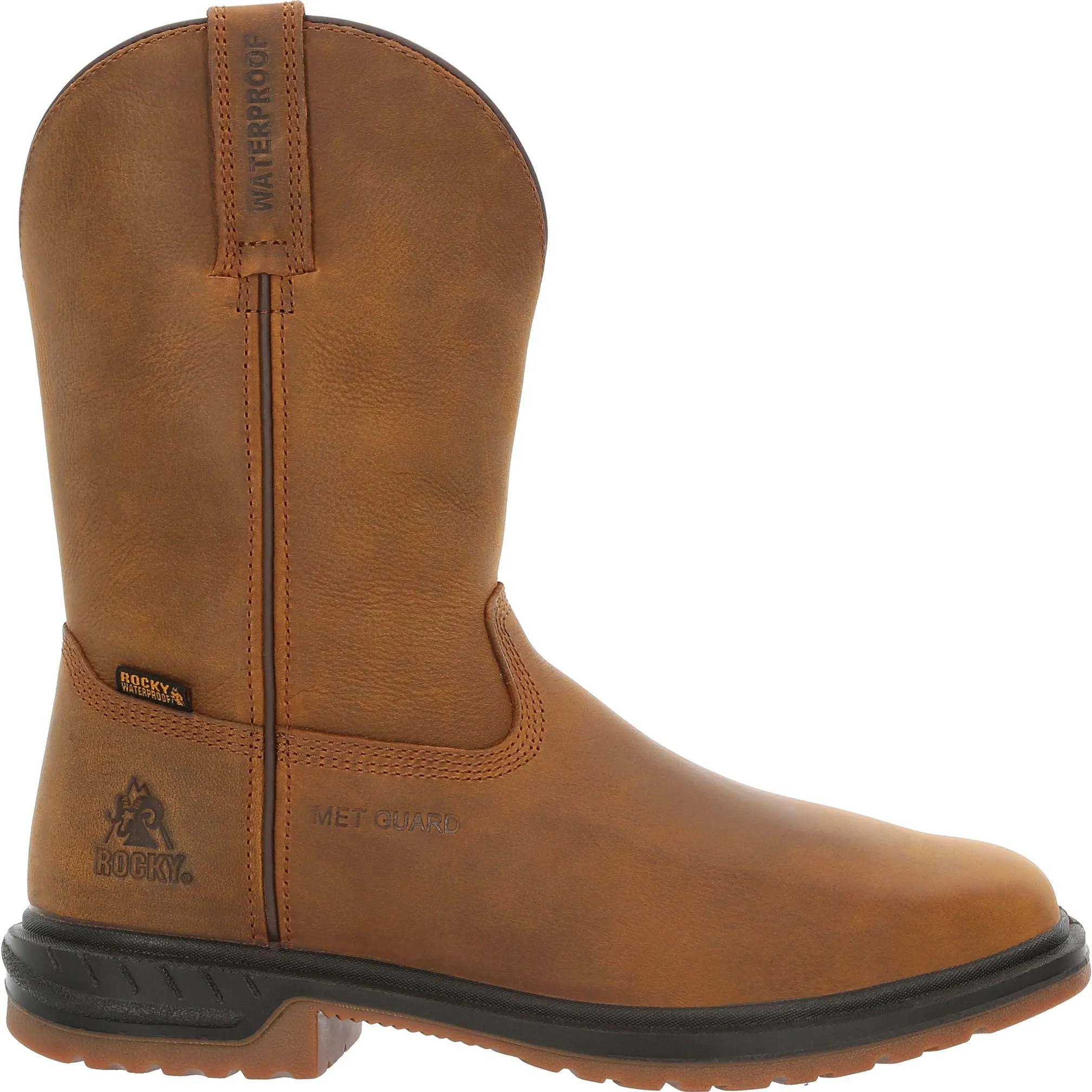 Rocky Men's Worksmart 11" Comp Toe WP MG Western Work Boot - RKW0360