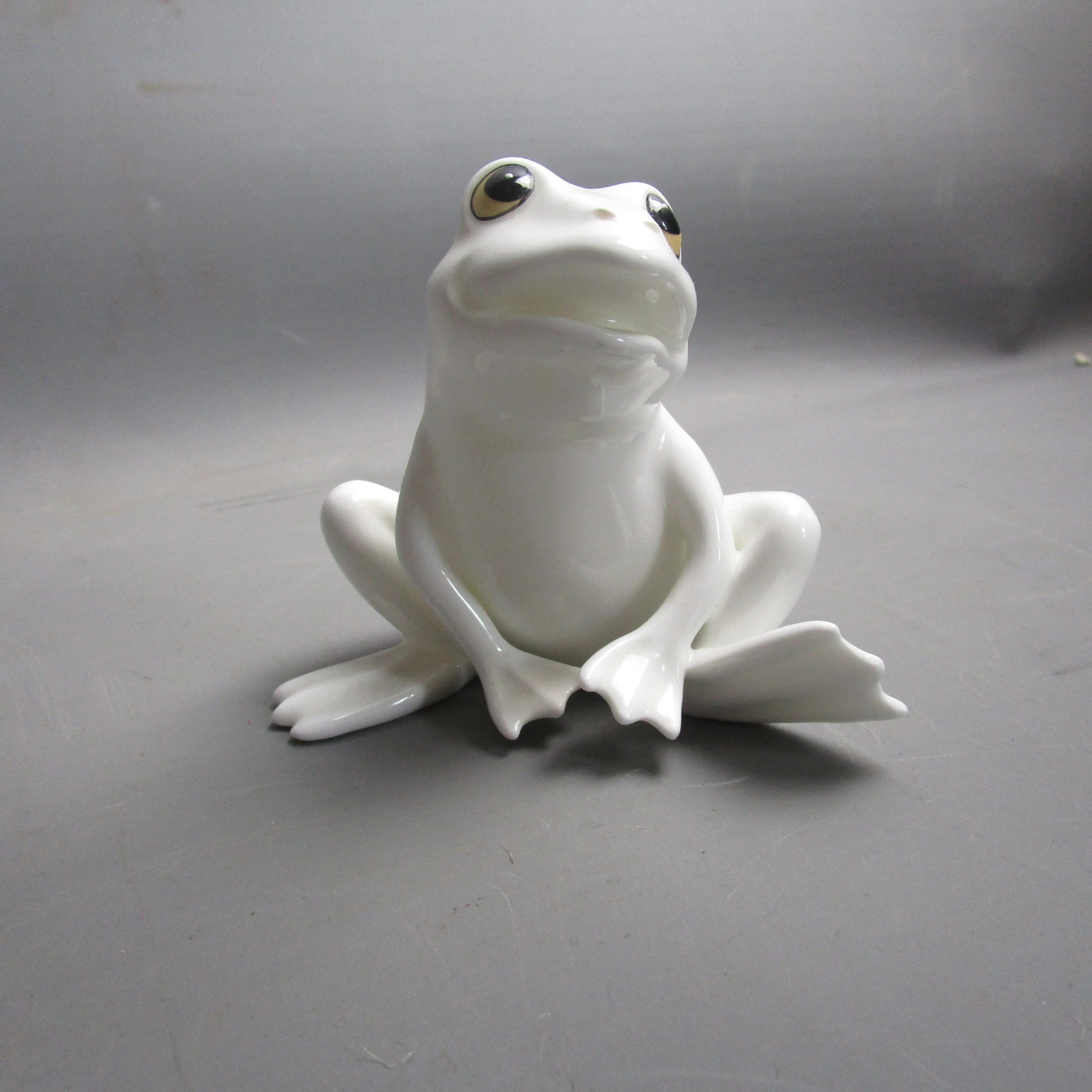 Royal Osborne Malaysia China Frog Ornament Vintage c1970