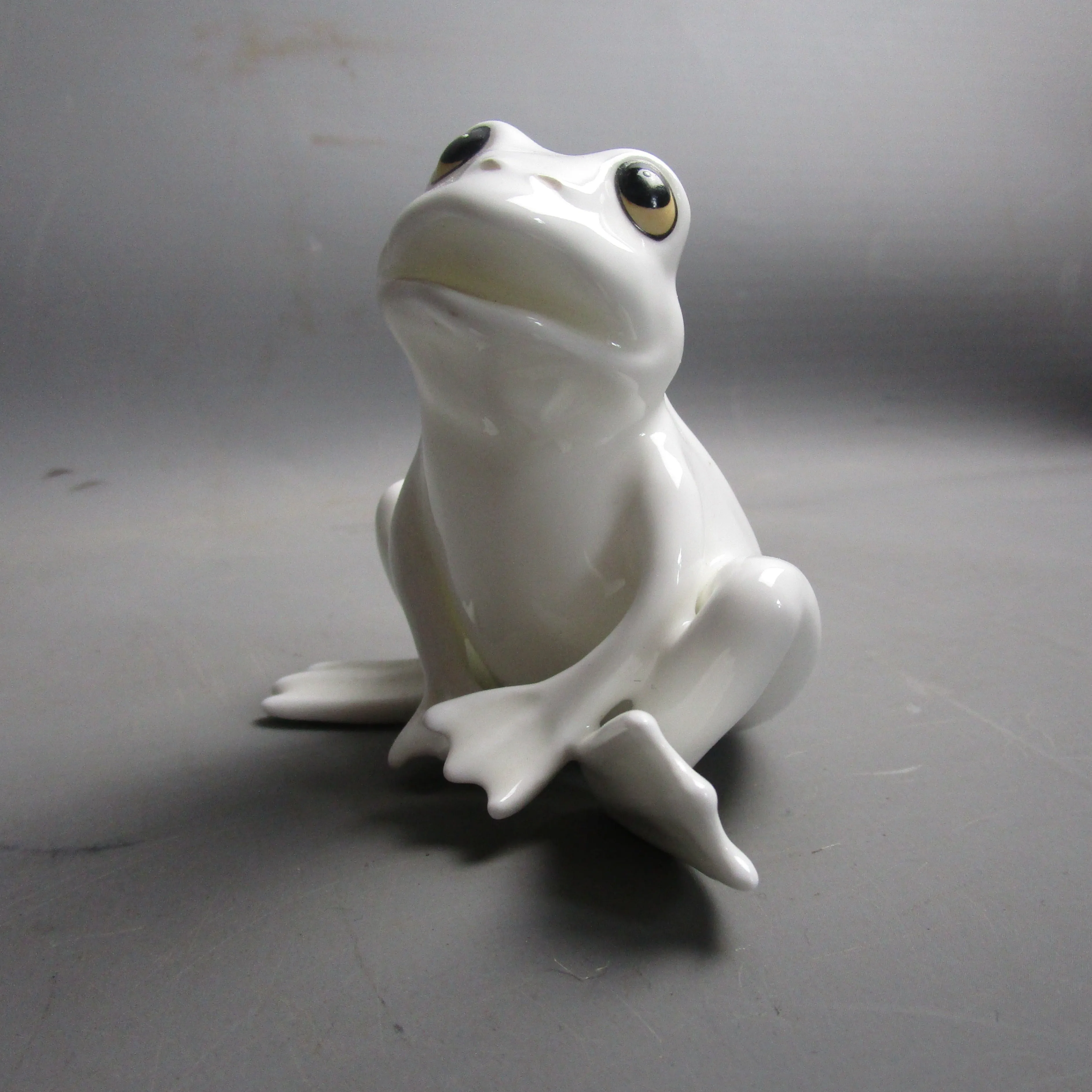 Royal Osborne Malaysia China Frog Ornament Vintage c1970