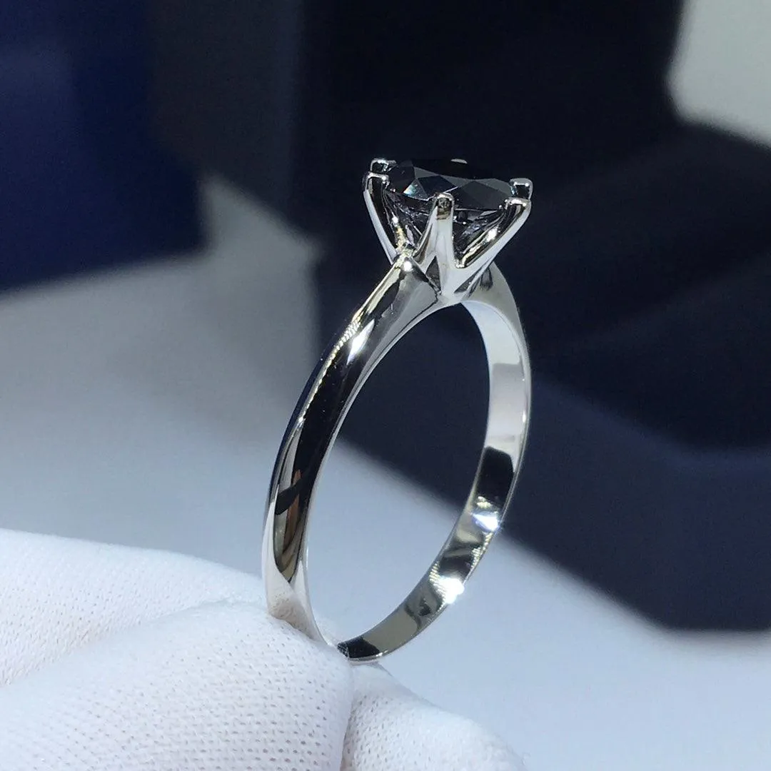 RSR_400 Black Moissanite Diamond Ring