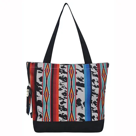 SALE! Black Cow Serape NGIL Canvas Tote Bag