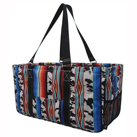 SALE! Black Cow Serape NGIL Utility Bag