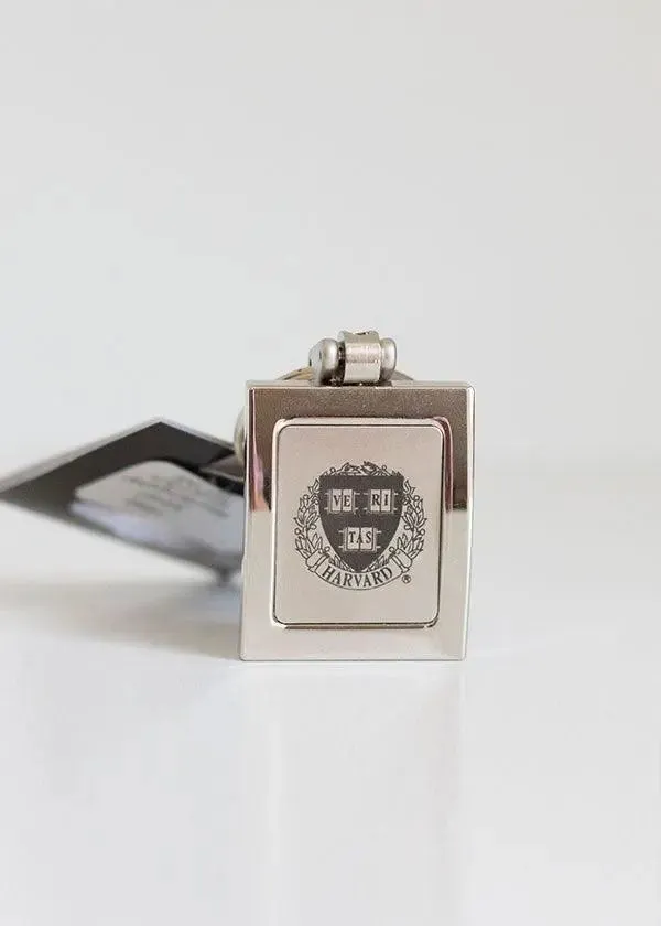 Silver Rectangular Keychain