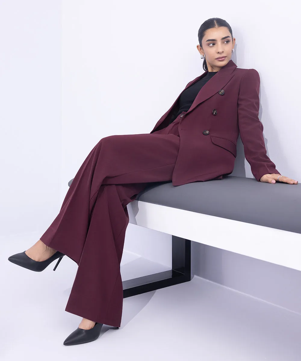 Tailored Wide Leg Trousers