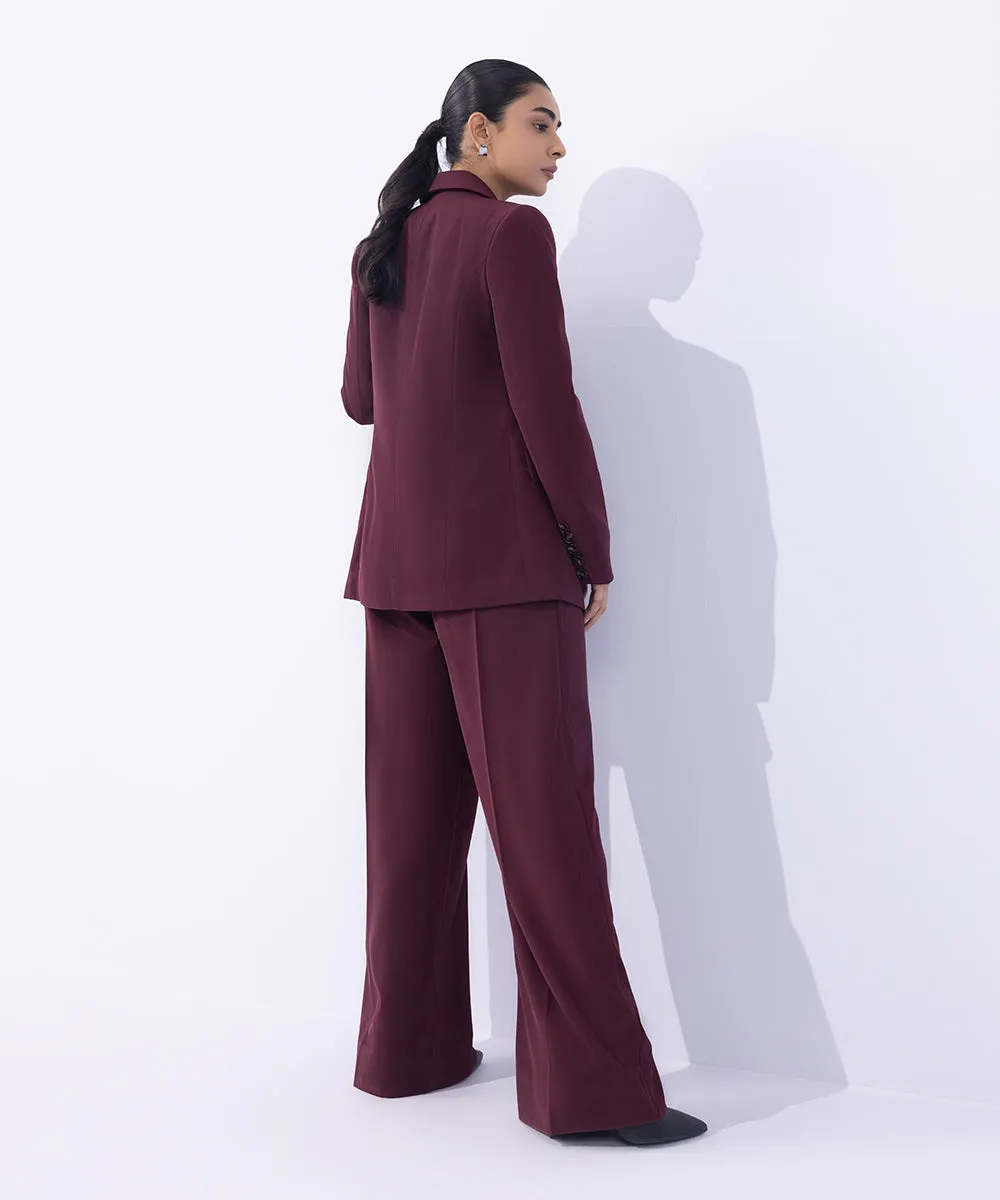 Tailored Wide Leg Trousers