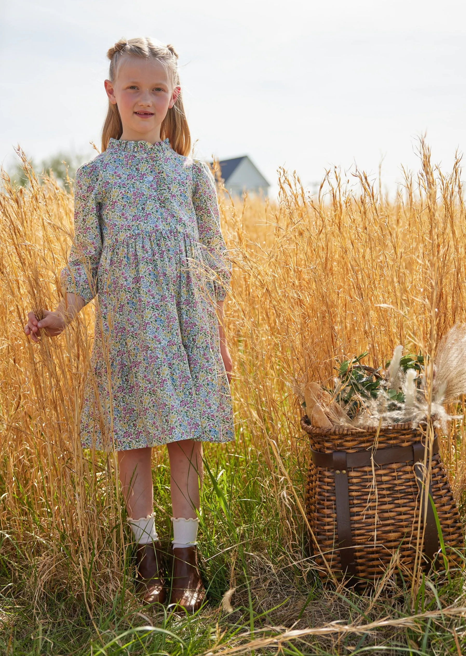 Tiered Midi Dress - Green Gables Floral