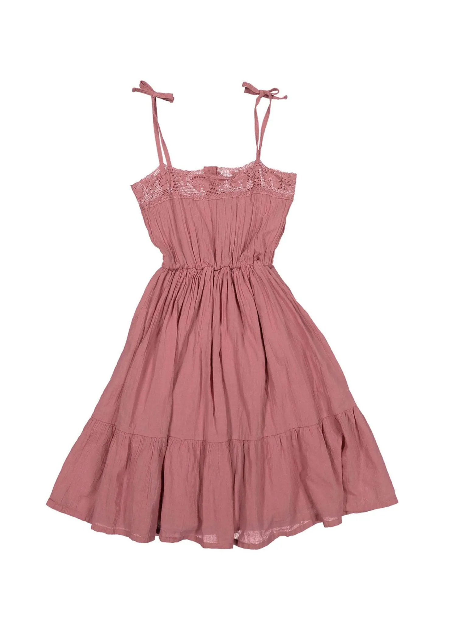 Tocoto Vintage Bambula Dress in Pink