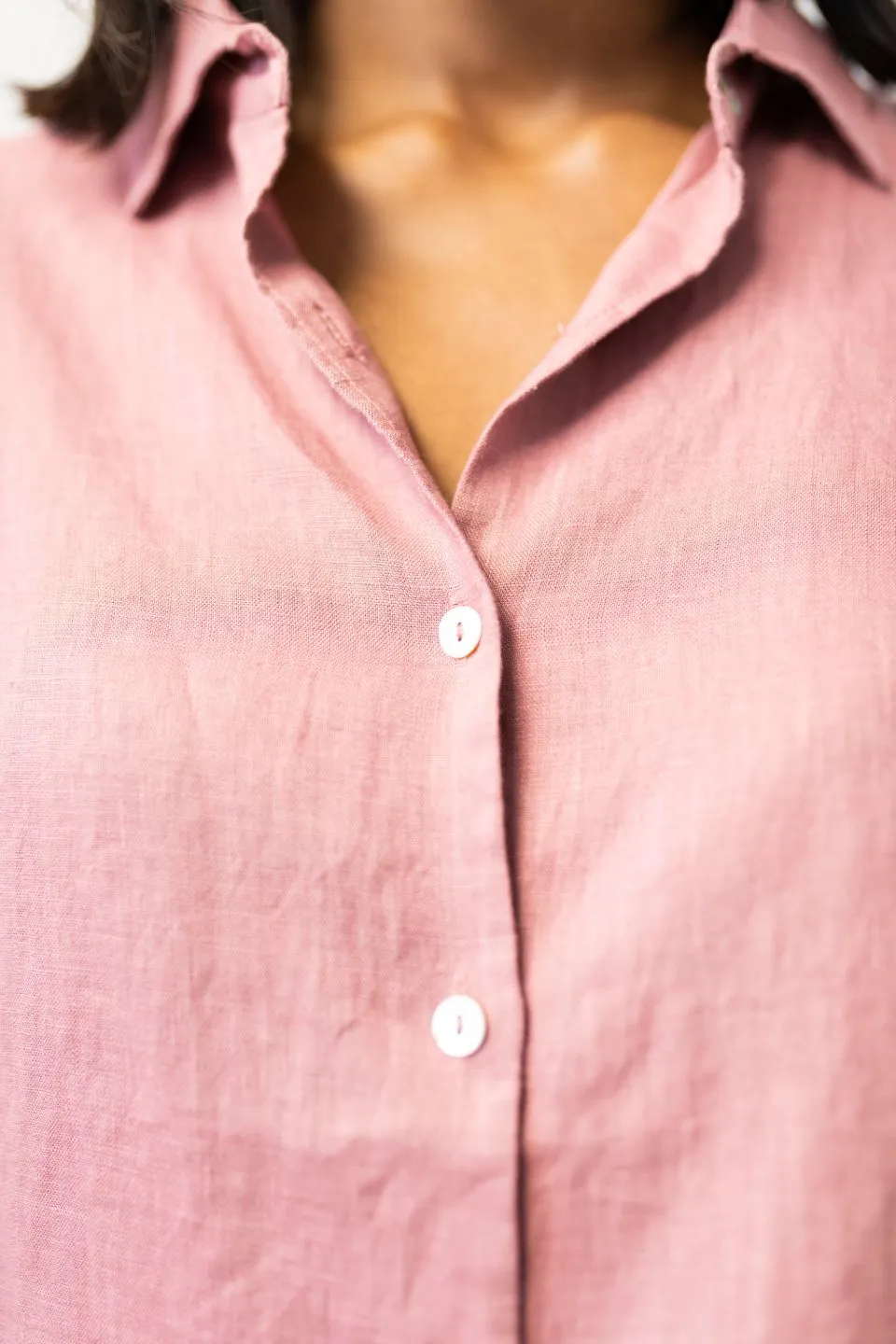 Ultimate Rose LS Linen Shirt