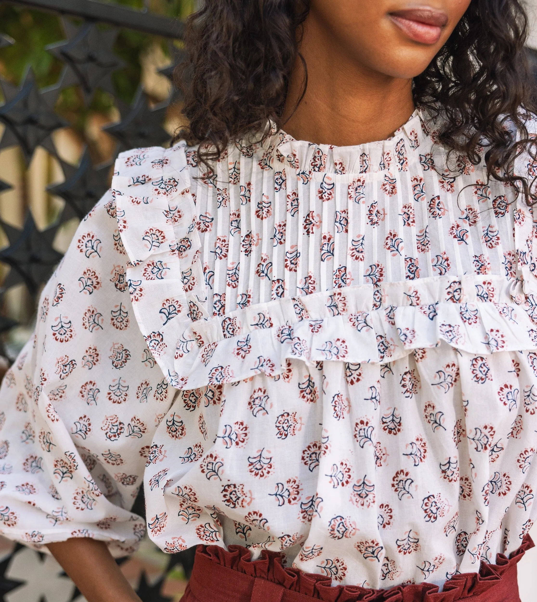 Vanna Blouse | Belize Blossom